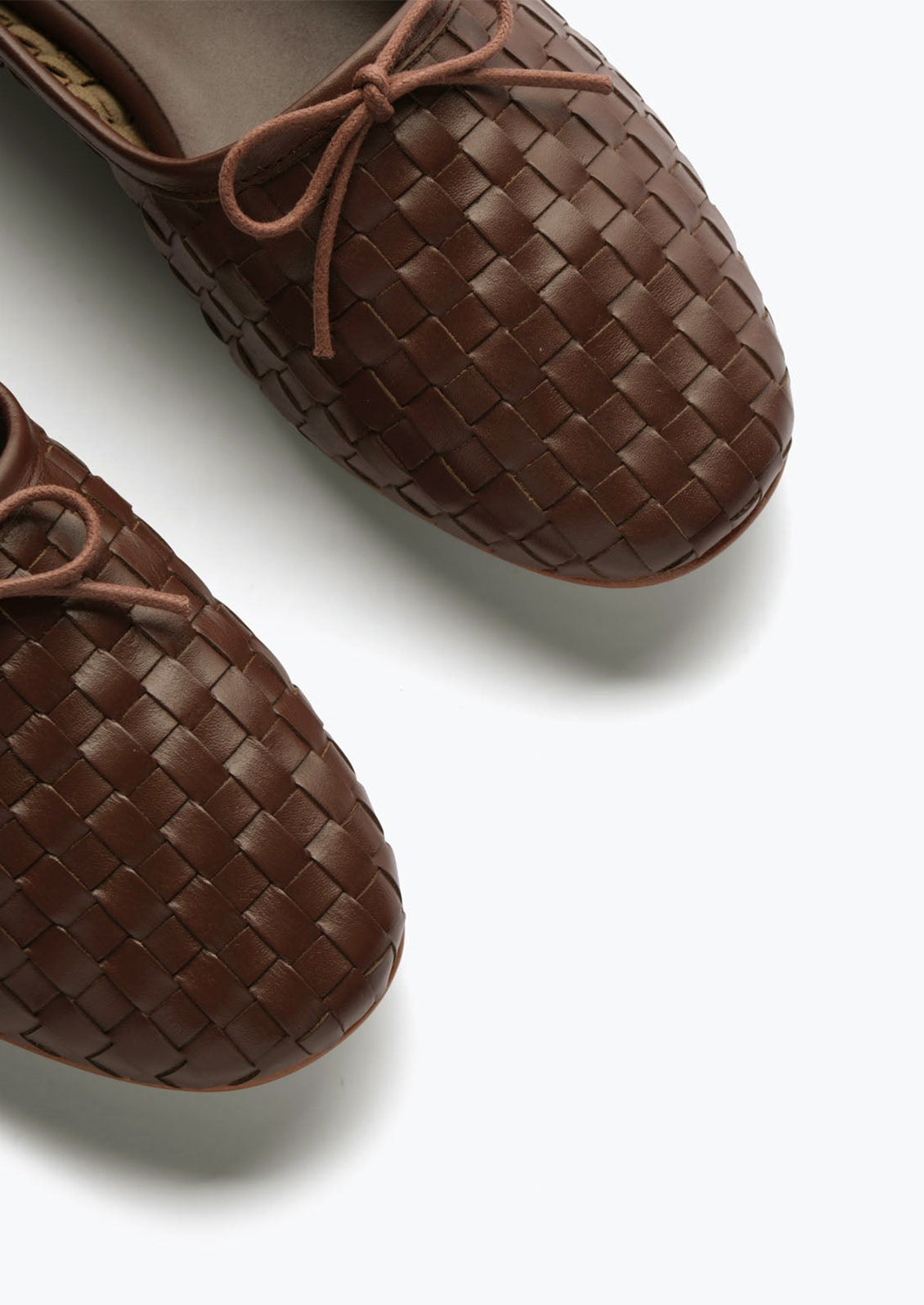 Roma Woven Leather Ballet Flat