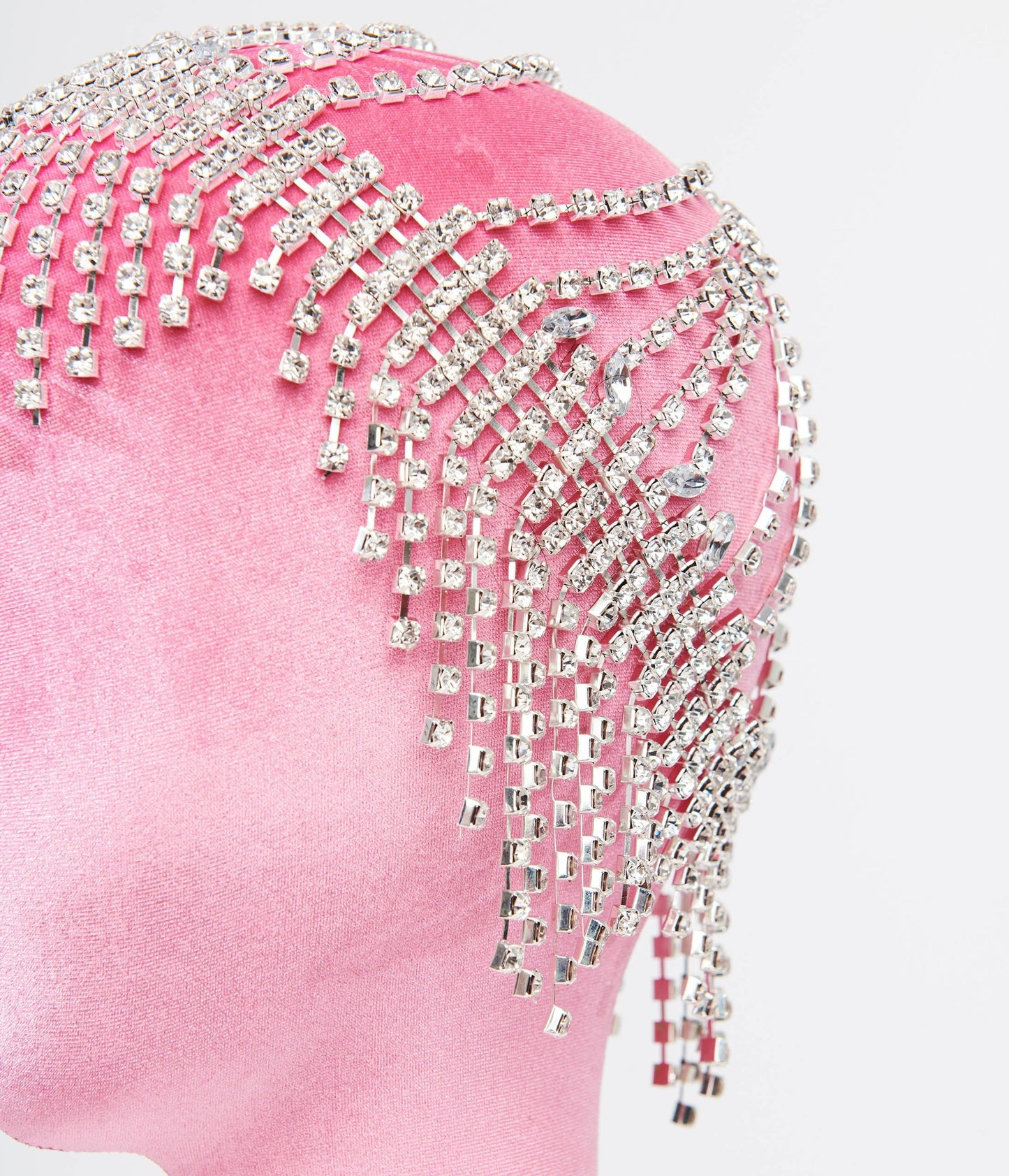 Unique Vintage 1920s Rhinestone Flapper Cap