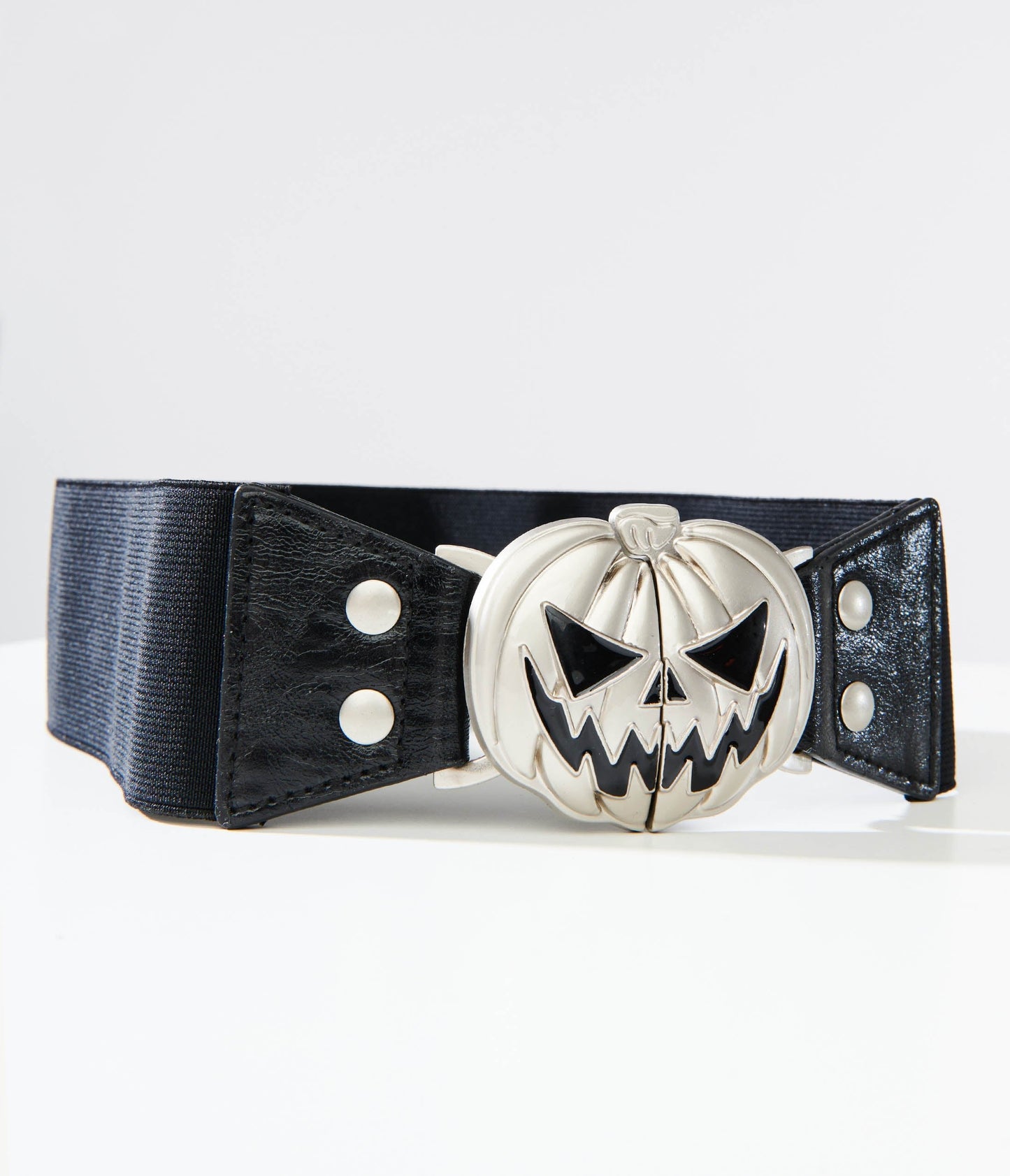 Unique Vintage Black Pumpkin Cinch Belt