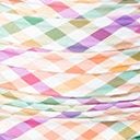 Unique Vintage Pastel Madras Gingham Monroe Swim Bottom