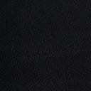 Unique Vintage Plus Size Black Button Swing Dress