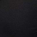 Unique Vintage Plus Size Black Clip Dot Chiffon Puff Sleeve Bodysuit