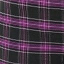 Unique Vintage Plus Size 1970s Purple & Black Plaid Rizzo Cigarette Pants