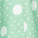 Unique Vintage 1940s Sage & White Polka Dot Flutter Swing Dress