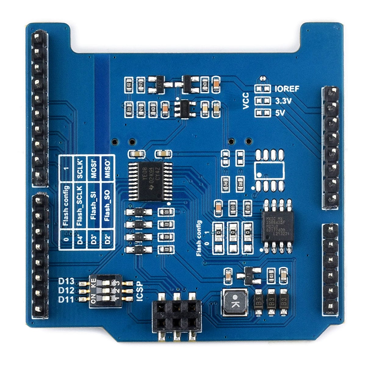 Universal E-Paper Raw Panel Driver Shield (B) for Arduino