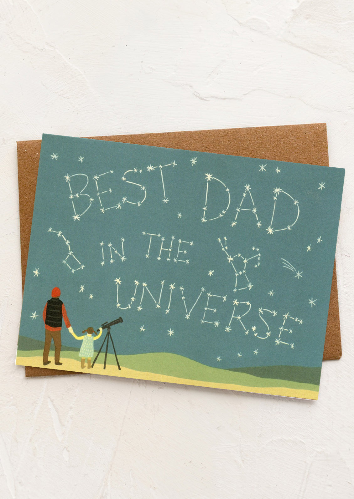 Best Dad In The Universe Card