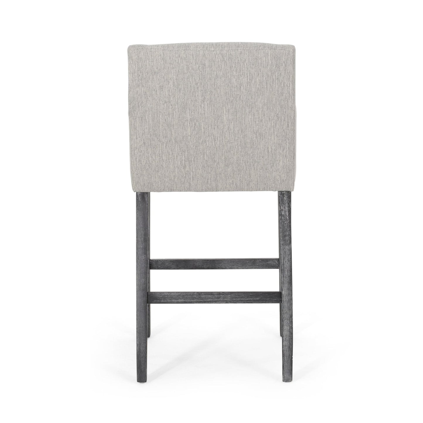Upholstered Counter Chair with Straight Arm