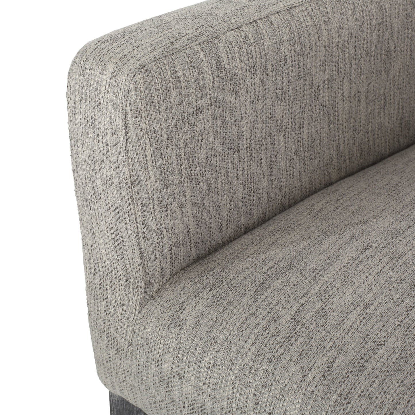Upholstered Counter Chair with Straight Arm