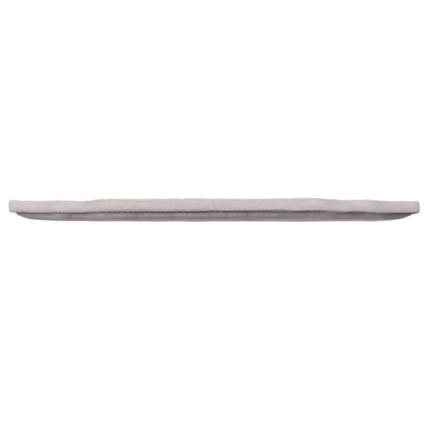 Upholstered Headboard with Diamond Tufted and Nail Head Trim, Queen and Full Size