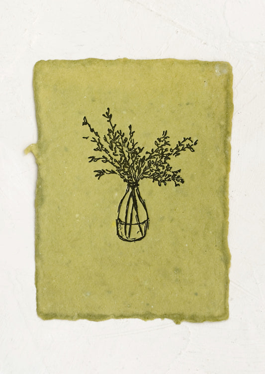 Vase with Branches Print