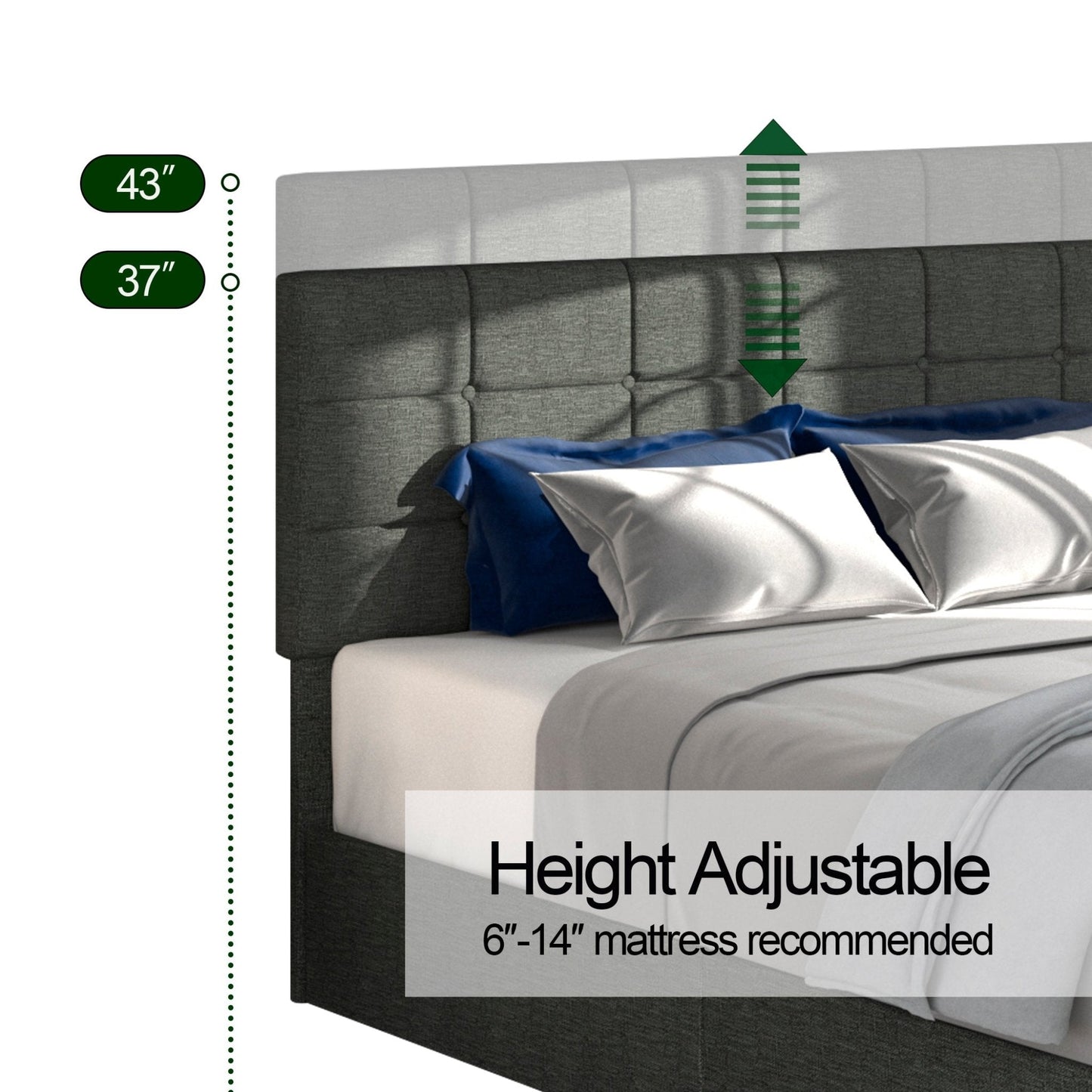 Vera Full Size Upholstered Platform Bed