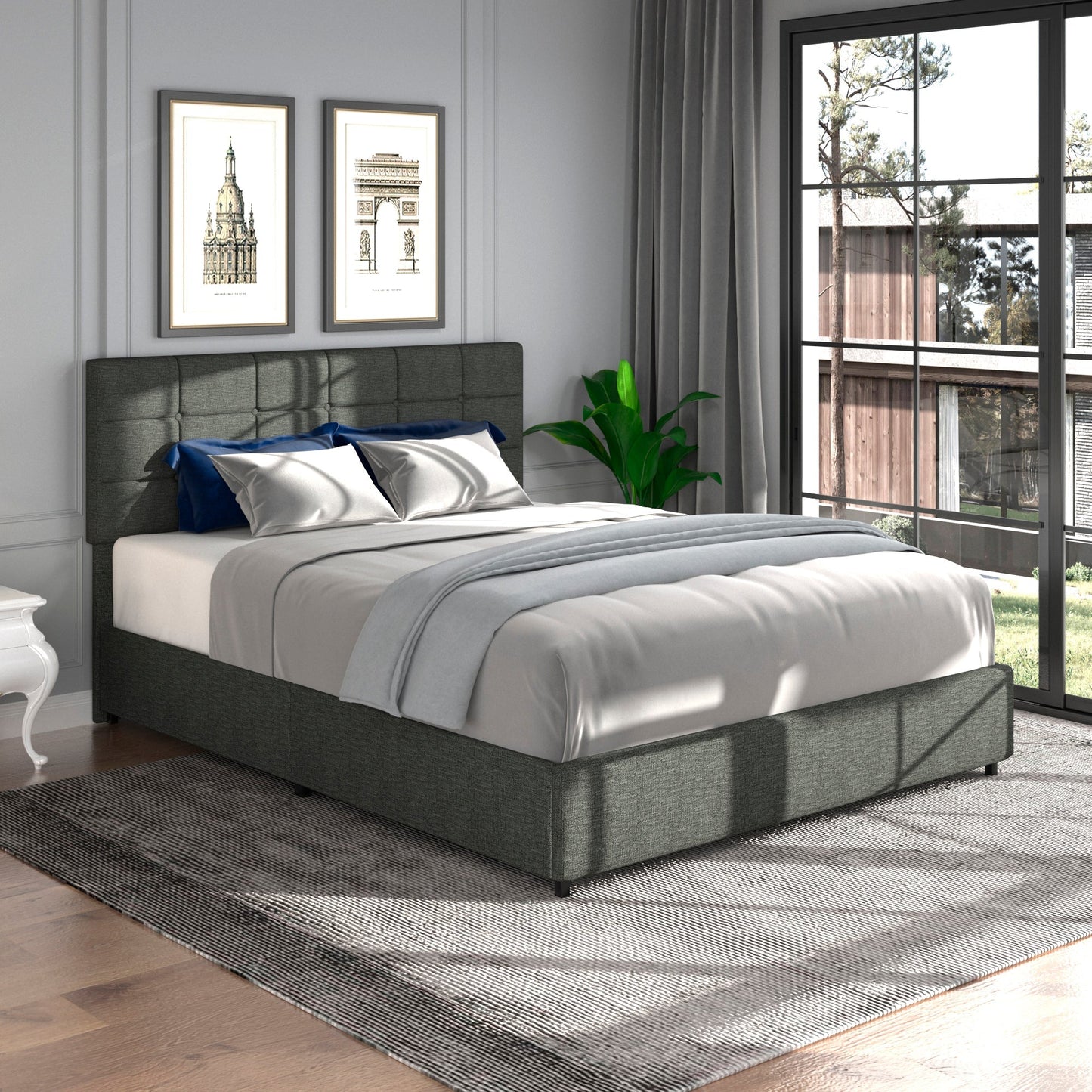 Vera Full Size Upholstered Platform Bed