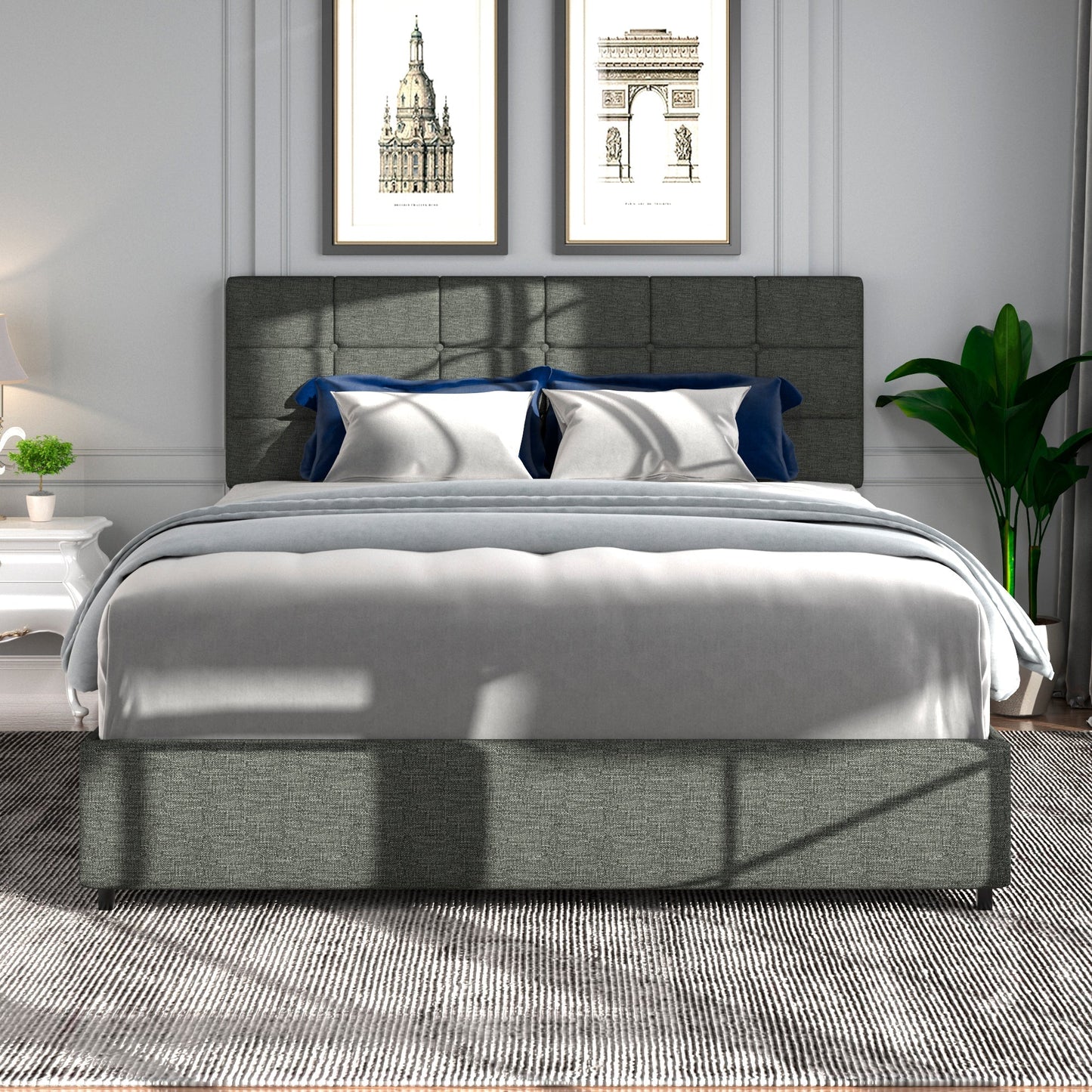 Vera Full Size Upholstered Platform Bed