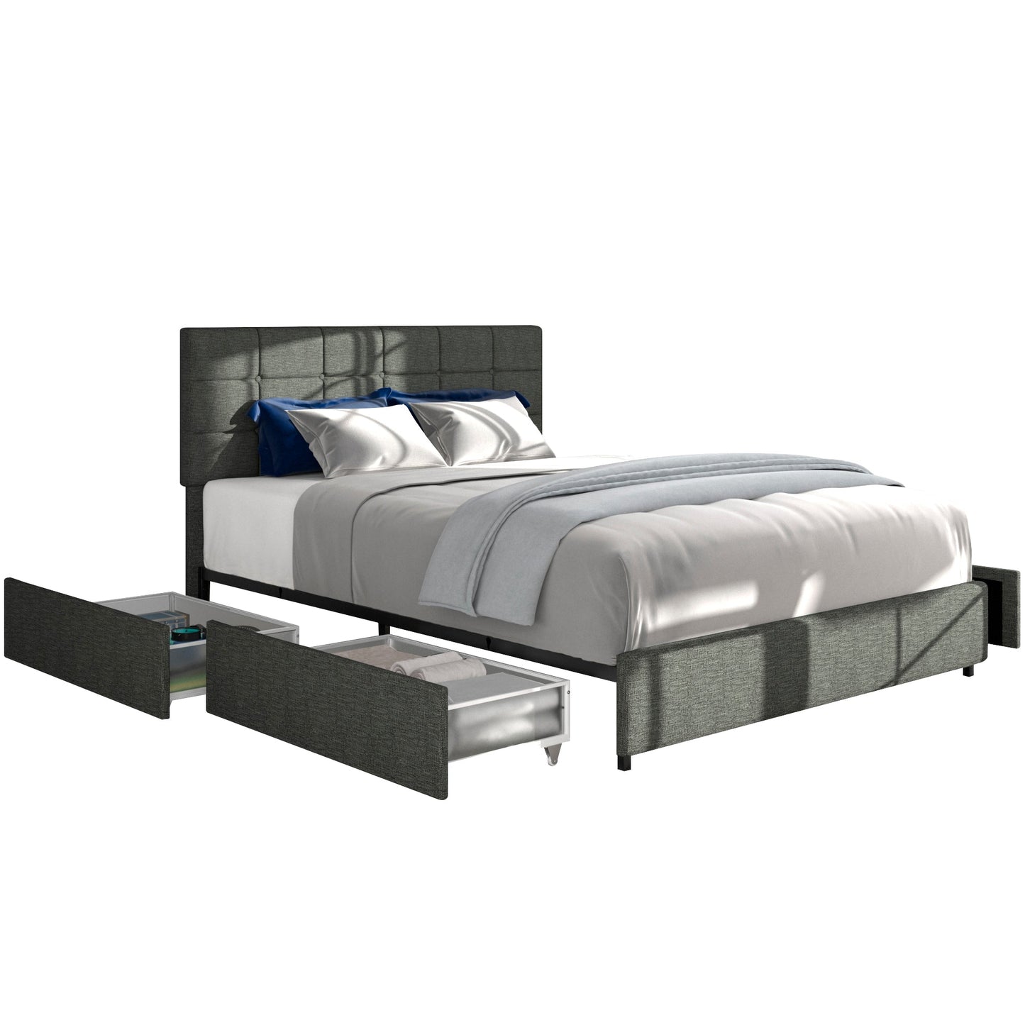 Vera Full Size Upholstered Platform Bed