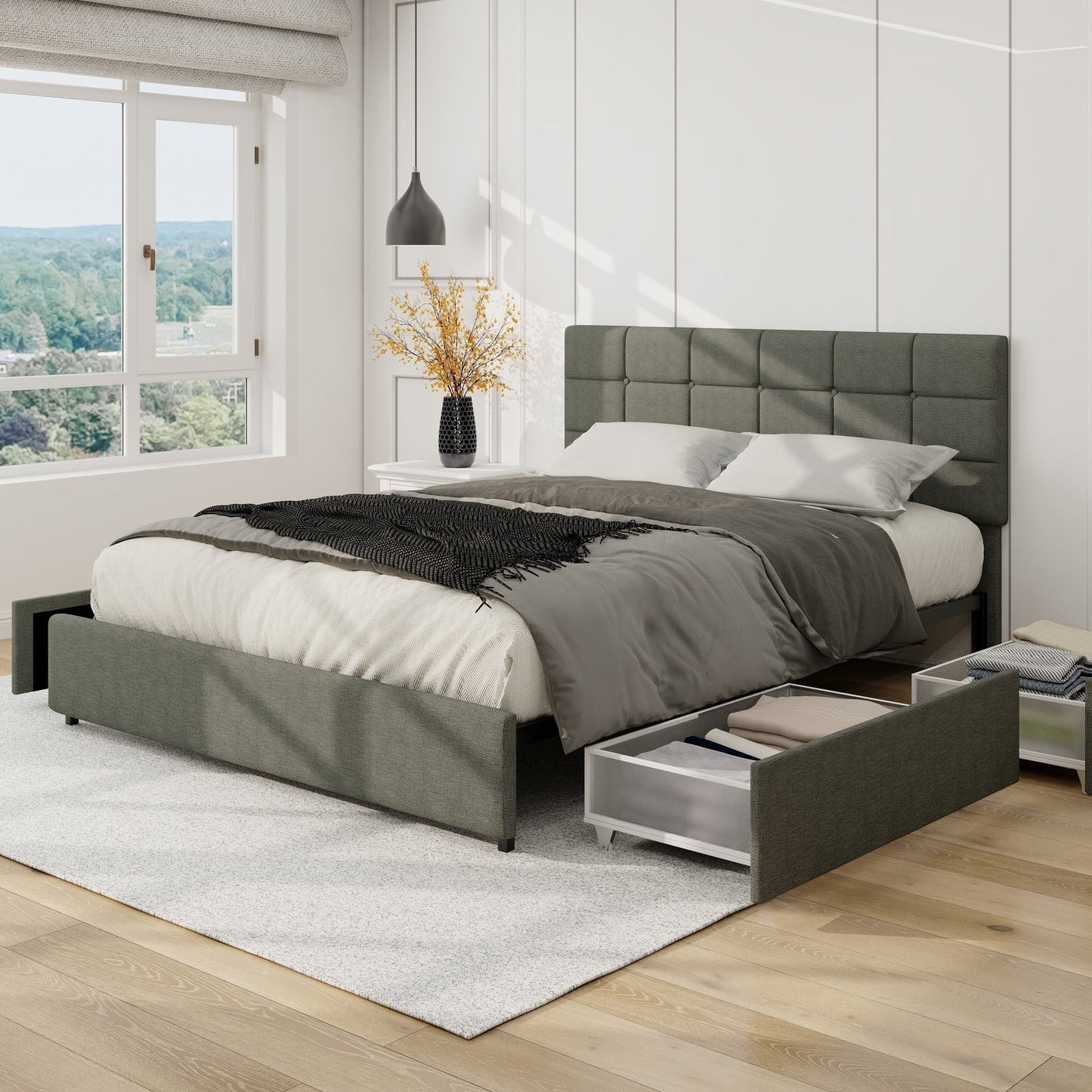 Vera Full Size Upholstered Platform Bed