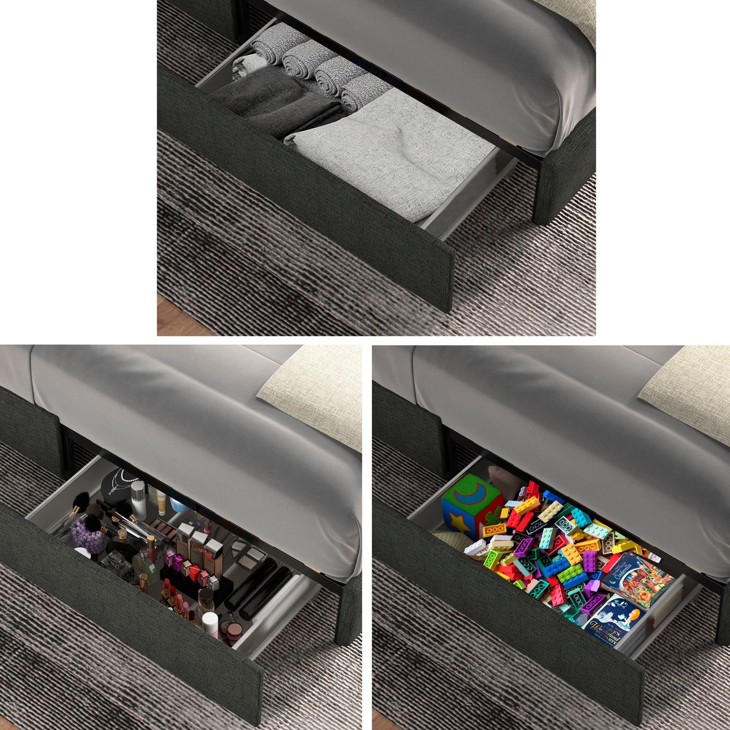 Vera Full Size Upholstered Platform Bed