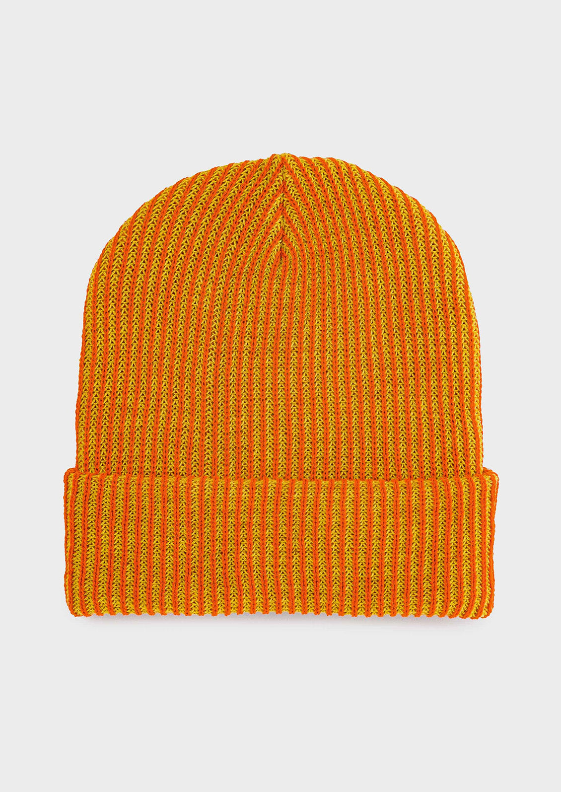 Two Tone Ribbed Beanie