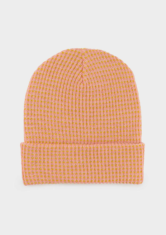 Two Tone Ribbed Beanie