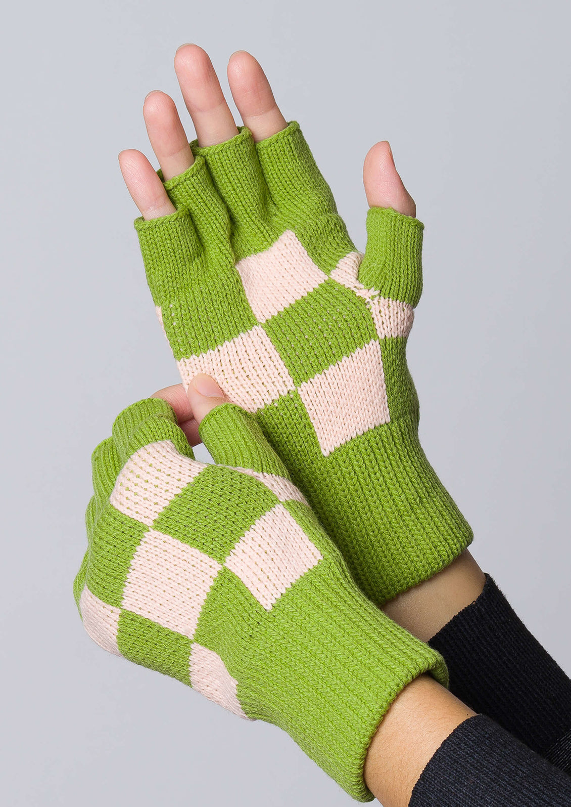 Graphic Fingerless Gloves