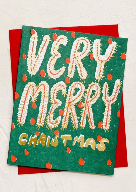 Very Merry Christmas Card Set