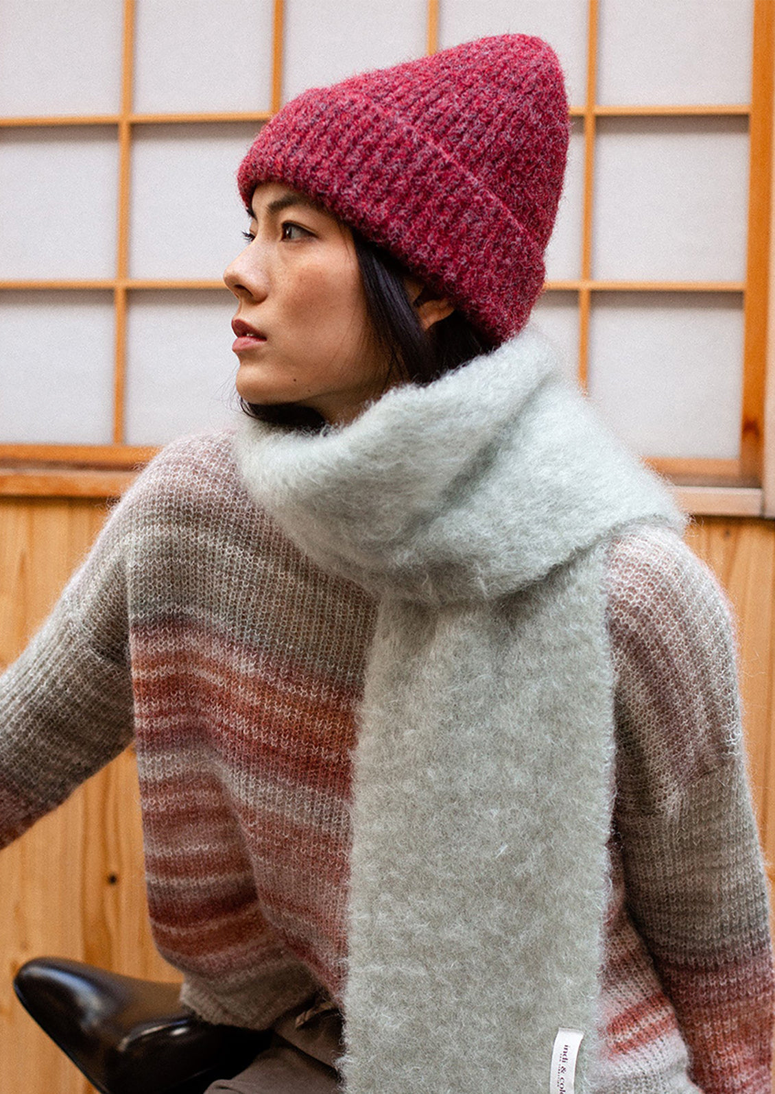 Plush Rib Knit Beanie