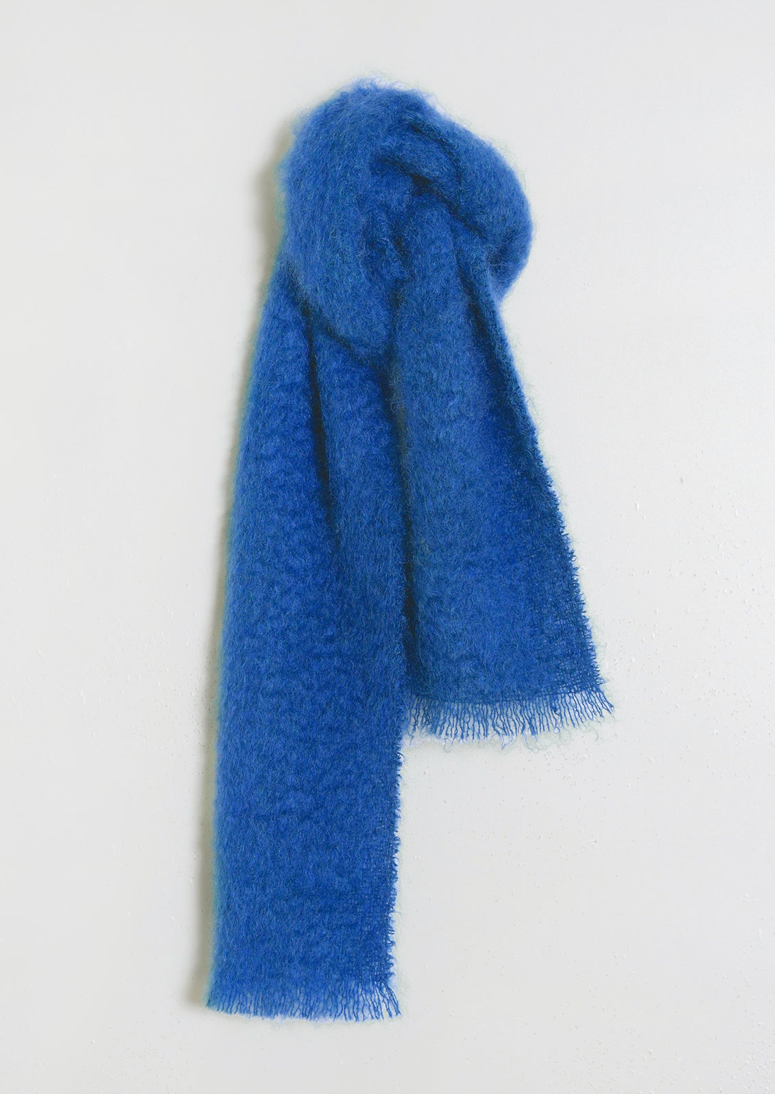 Mohair Scarf with Eyelash Fringe
