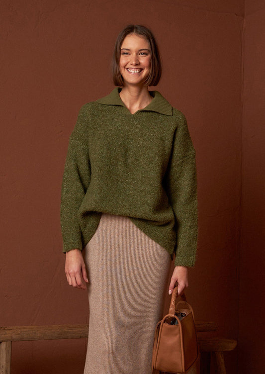 Milo Contrast Knit Sweater