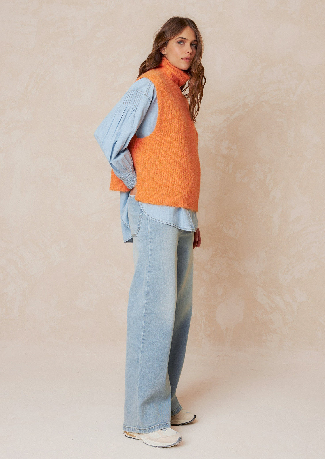 Lidey Turtleneck Sweater Vest