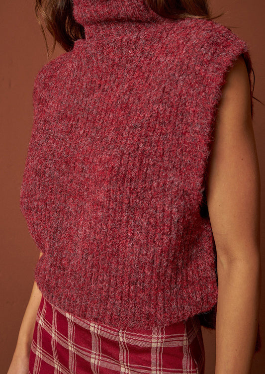Lidey Turtleneck Sweater Vest