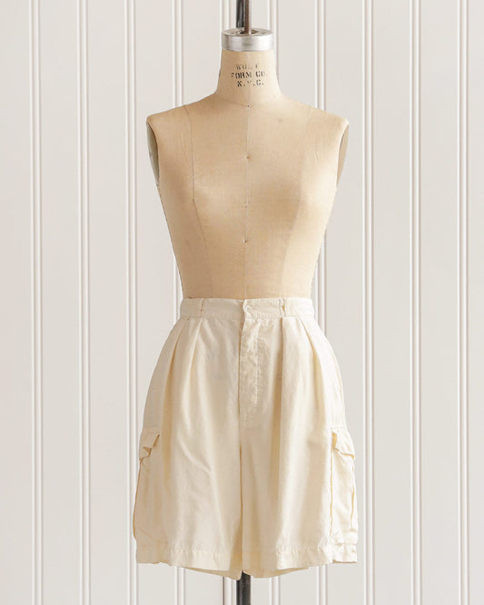 Lemasson Silk Cargo Shorts