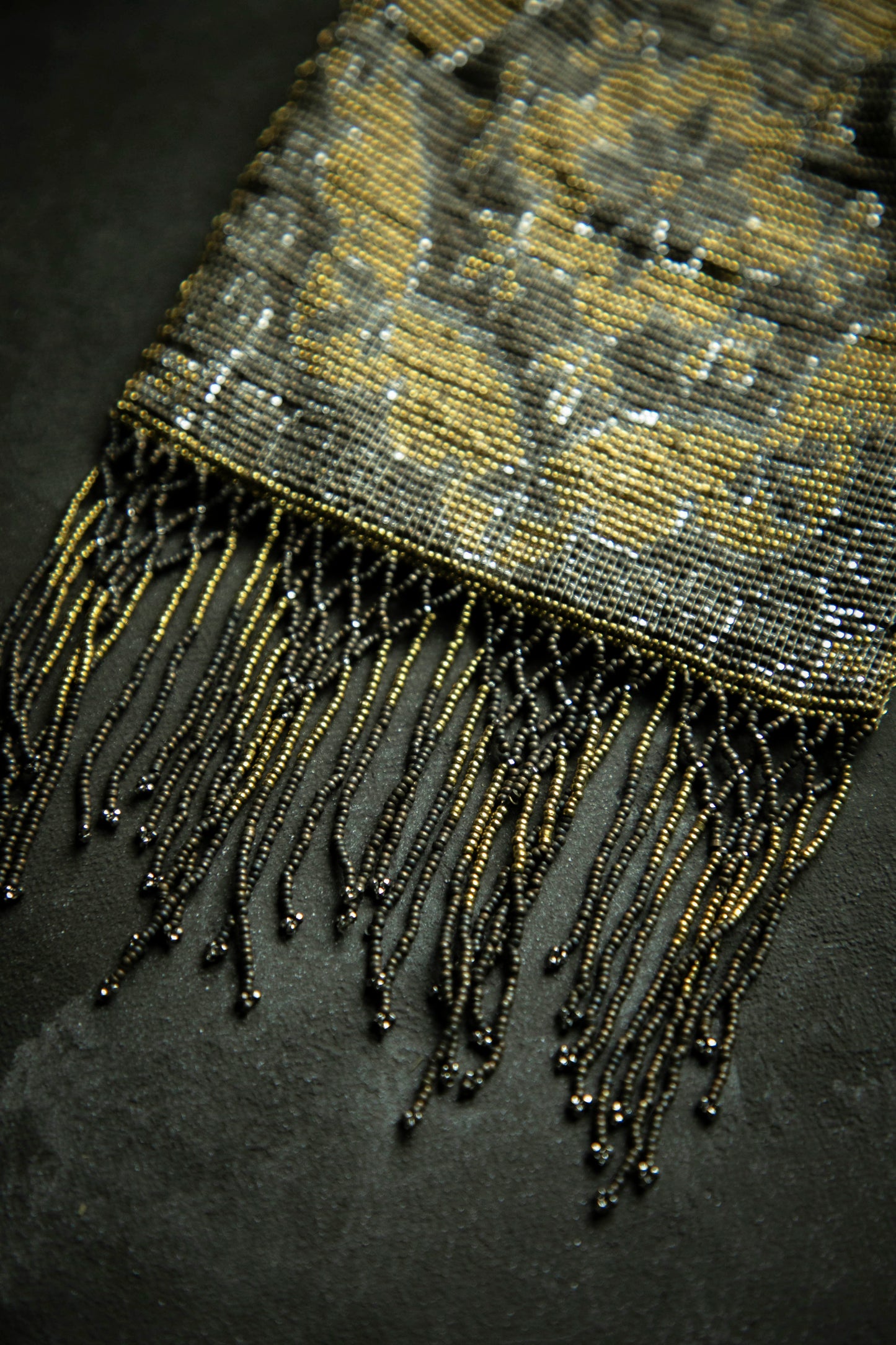 Antique French Cut Steel Beaded Purse