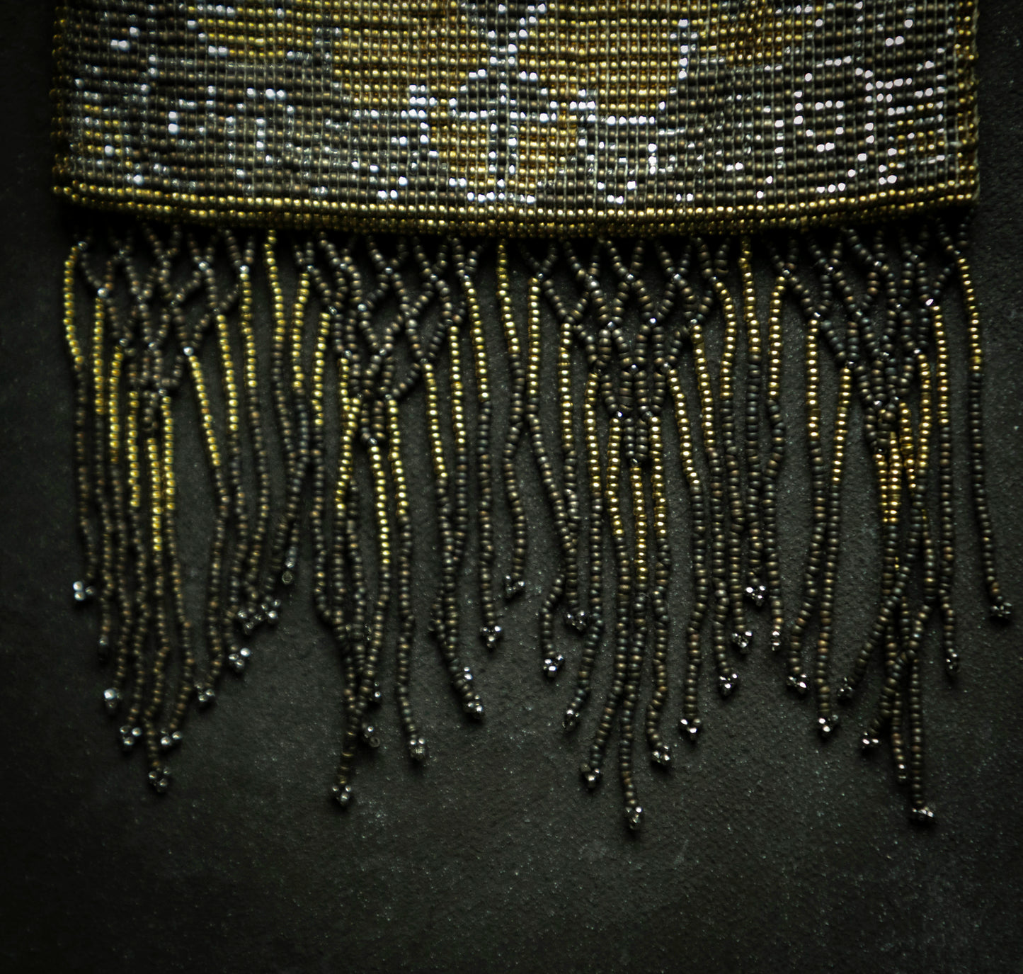 Antique French Cut Steel Beaded Purse