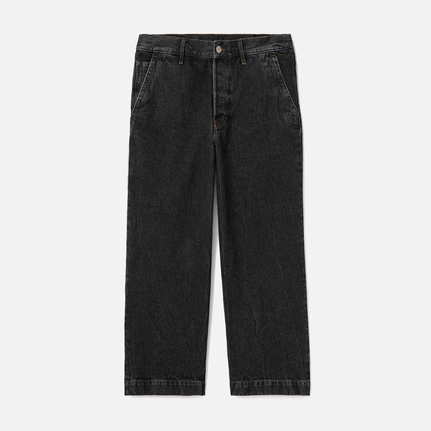 Dries Van Noten Pine Marble Wash Denim - Black