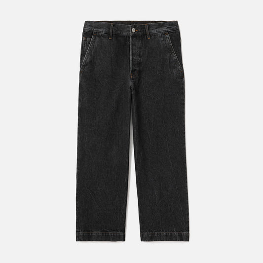 Dries Van Noten Pine Marble Wash Denim - Black