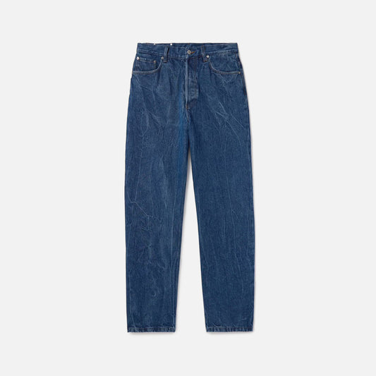 Dries Van Noten Pine Marble Wash Denim - Blue