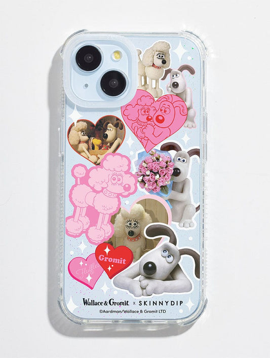 Wallace & Gromit x Skinnydip Gromit & Fluffels Shock iPhone Case