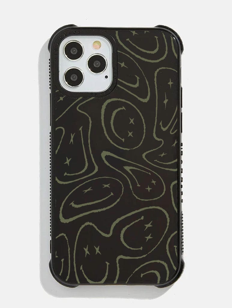 Warped Face Outline Shock iPhone Case