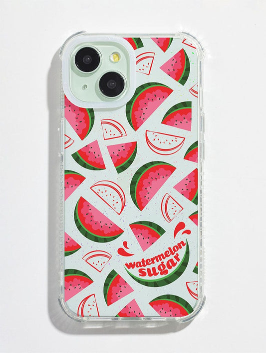 Watermelon Sugar Glitter Shock Phone Case