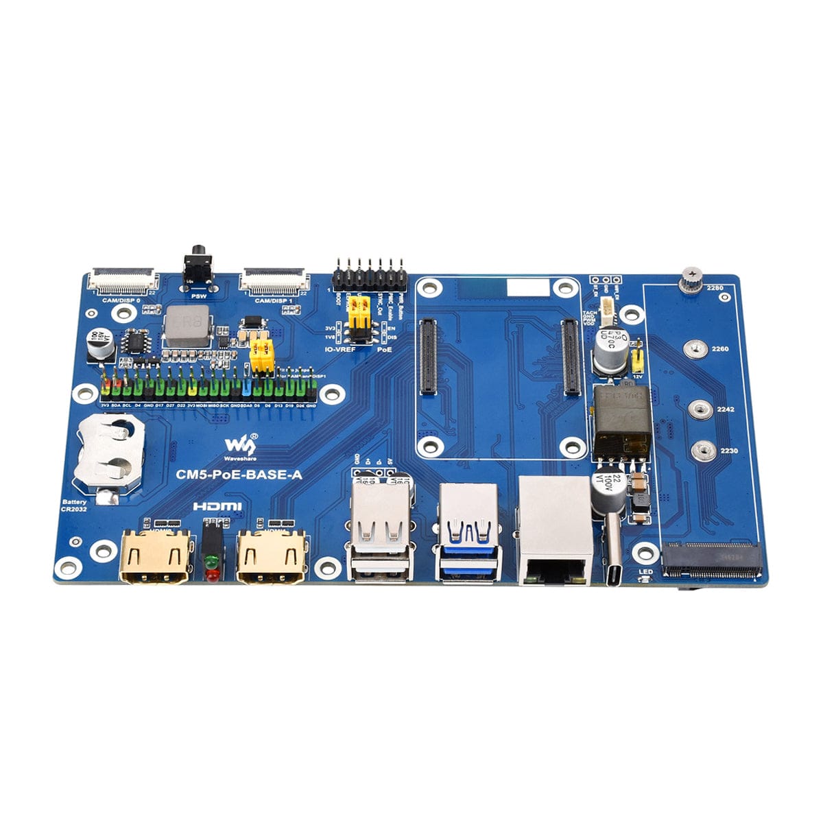 Waveshare PoE IO Board for Raspberry Pi CM5