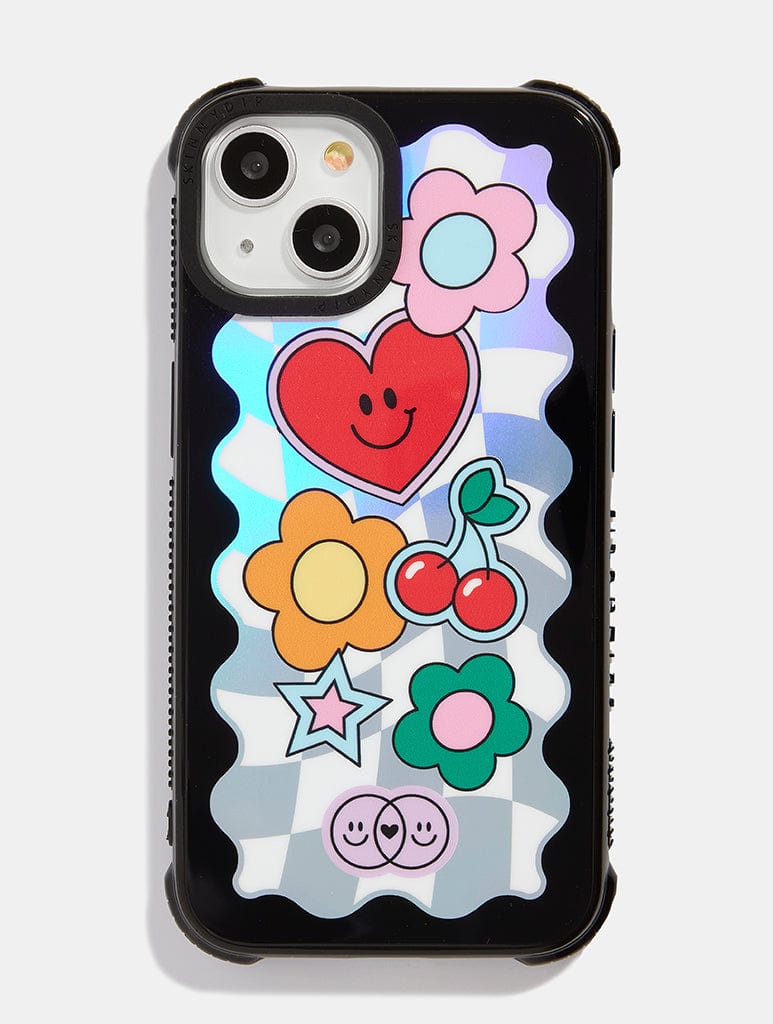 Wavey Icon Check Shock iPhone Case