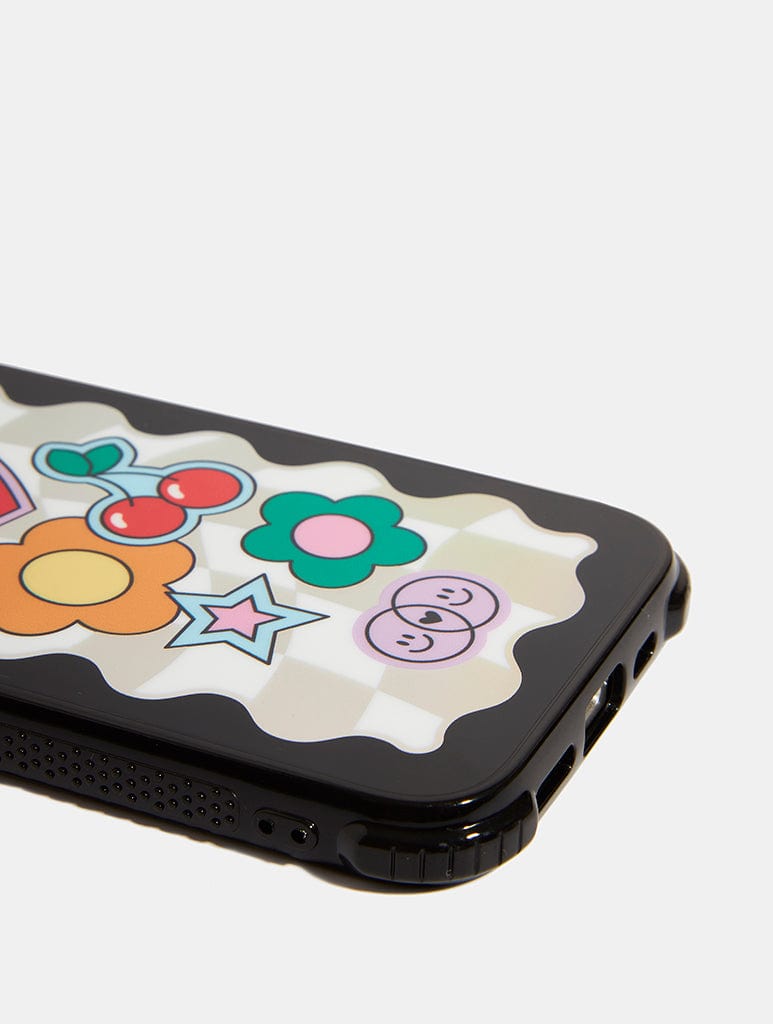 Wavey Icon Check Shock iPhone Case