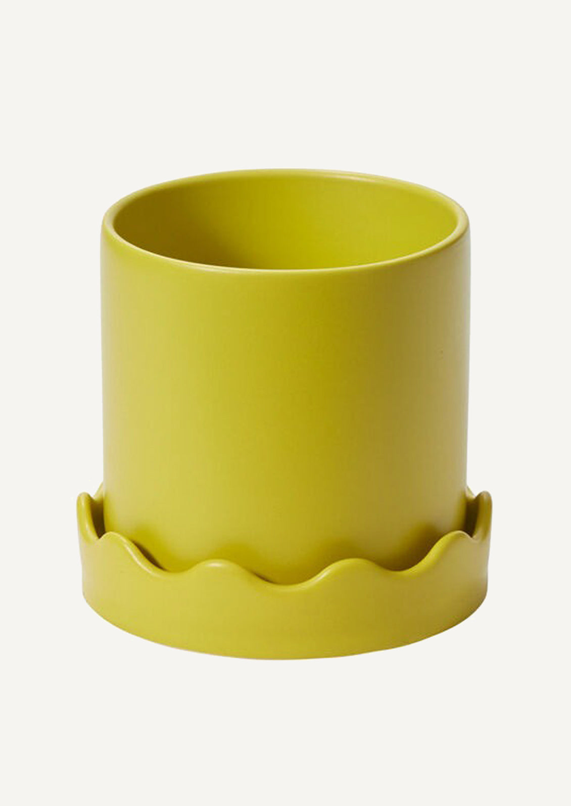Wavy Ceramic Planter
