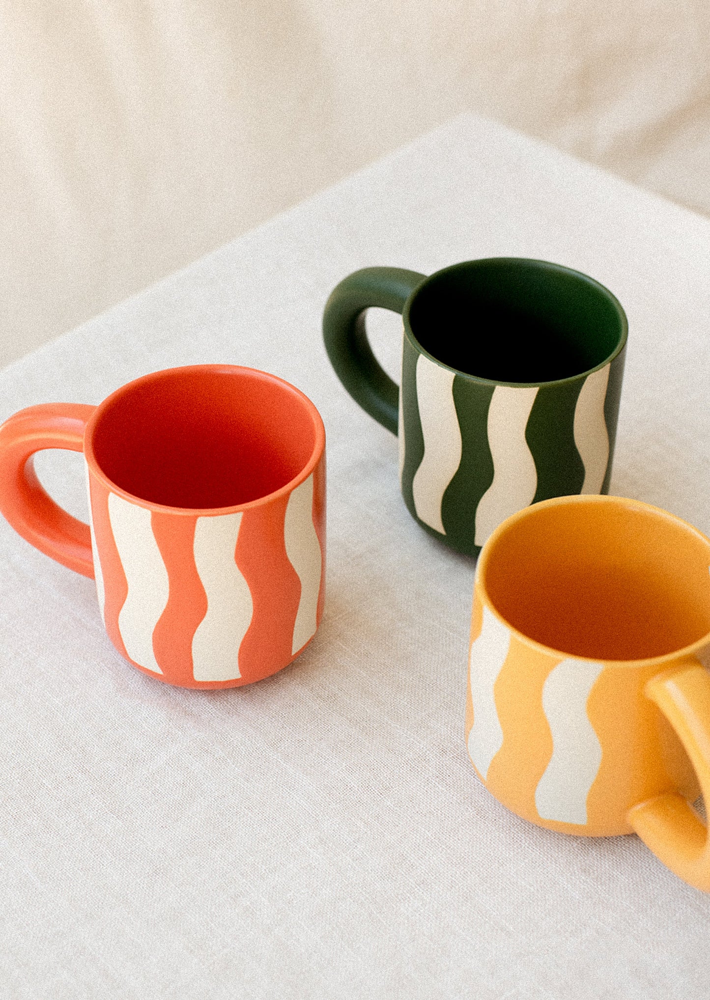 Wavy Stripe Ceramic Mug