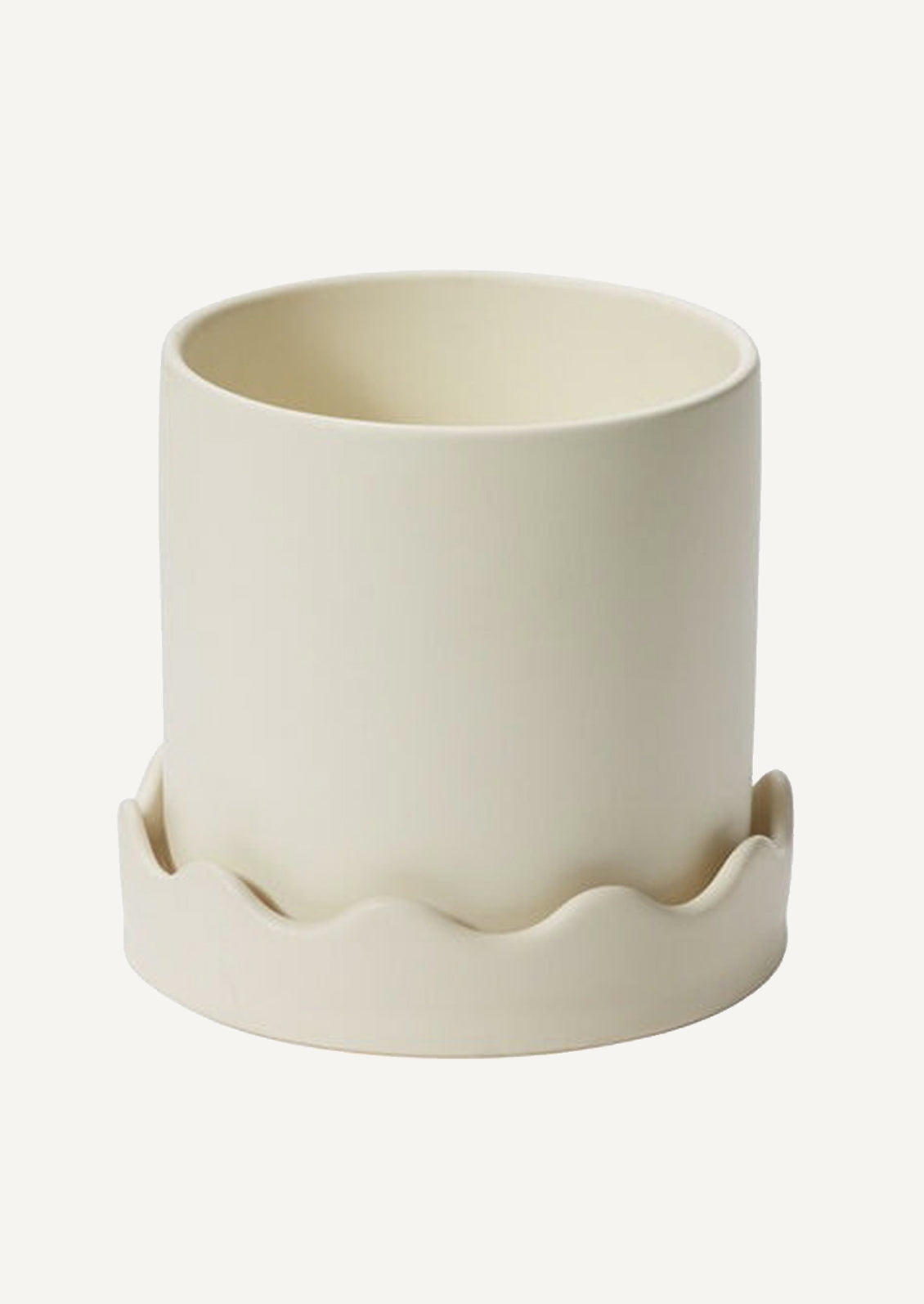 Wavy Ceramic Planter