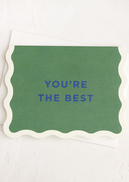 Wavy You're The Best Card