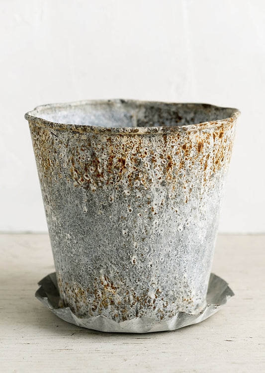 Weathered Patina Planter