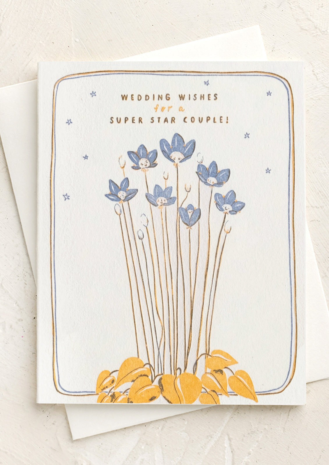 Flowering Wedding Wishes Card