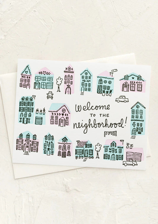 Welcome To The Neighborhood Card