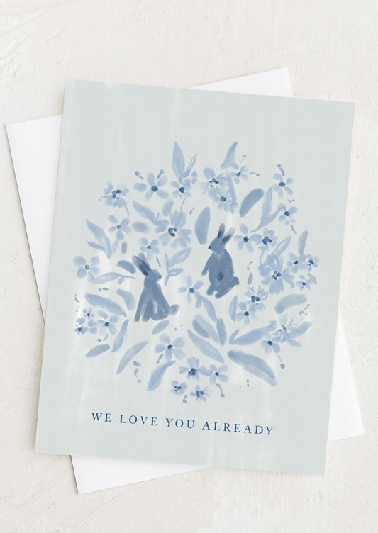 We Love You Already Baby Card