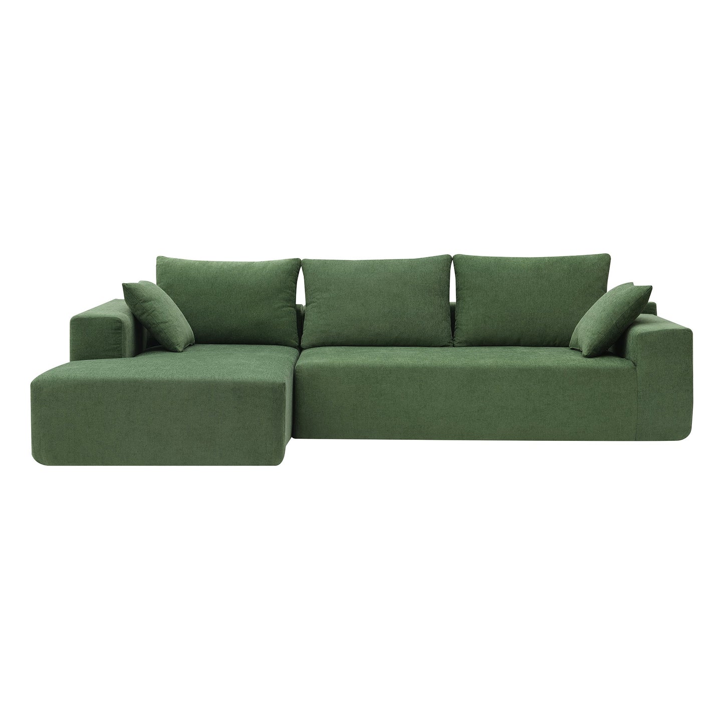 Wesley 2 Piece L Shaped Sectional Sofa with 2 Pillows